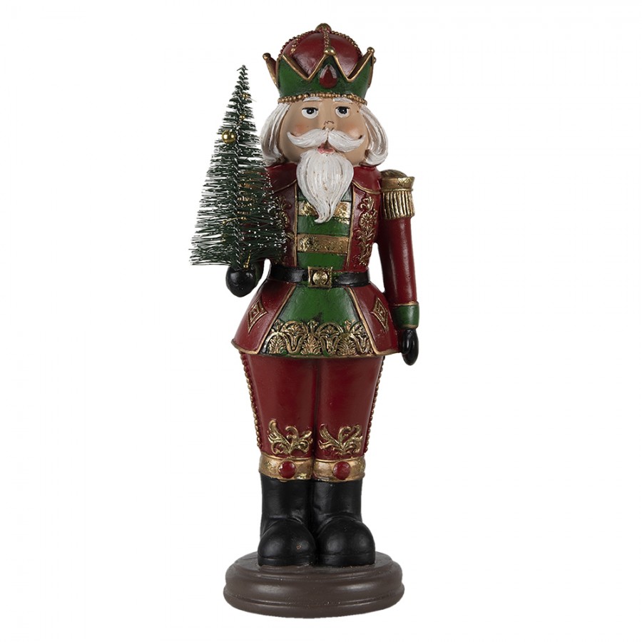 Pr Beeld Notenkraker X X Cm Rood Polyresin Kerstdecoratie