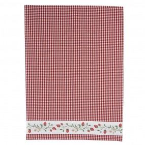 2WIS42 Asciugamani da cucina 50x70 cm Bianco Rosso  Cotone Fragole Asciugamano da cucina