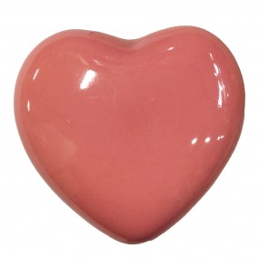 262320 Poignée de porte 4 cm Rose Céramique En forme de coeur Bouton de meuble