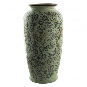 26CE1392L Vase Ø 17x35 cm Grün Keramik Blumen Dekoration Vase