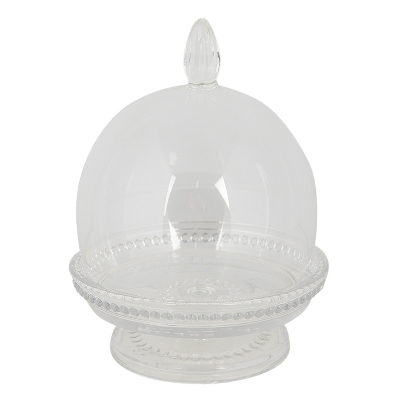 6GL3380 Cloche Ø 12x17 cm Glass Round Glass Bell Jar