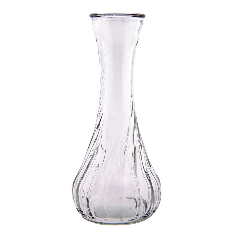 6GL4059 Vase Ø 6x15 cm Glas Glasvase
