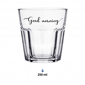 26GL4371 Water Glass 250 ml Glass Drinking Cup