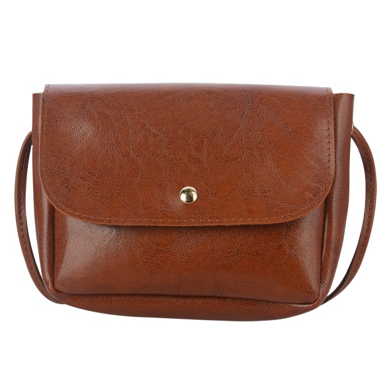 MLBAG0403CH Handbag  17x14 cm Brown Artificial Leather