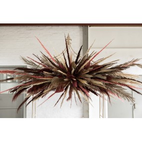 25DF0025 Dried Flowers 85 cm Red Dried Flowers Bouquet of Dried Flowers