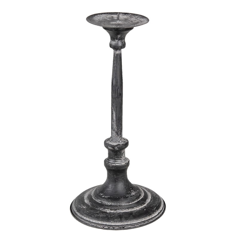 6Y4473S Candle holder Ø 14x30 cm Black Iron Candle Holder
