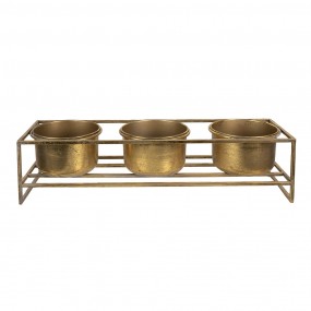 25Y1143 Plant Stand  63x19x16 cm Gold colored Iron
