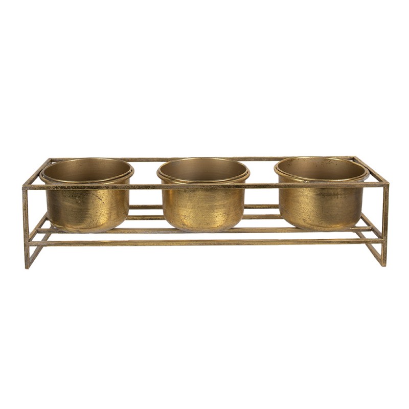 5Y1143 Plant Stand  63x19x16 cm Gold colored Iron