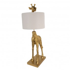25LMC0025 Lampe de table Girafe 39x30x85 cm  Couleur or Plastique Lampe de bureau