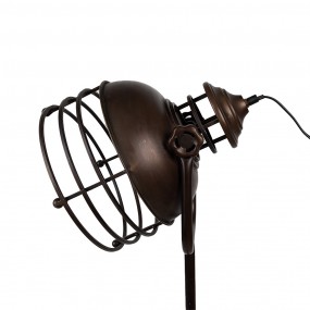 25LMP369 Floor Lamp 52x43x127/155 cm Brown Iron Standing Lamp