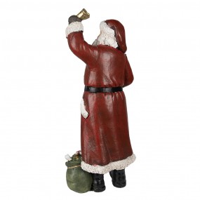 26PR3915 Figur Weihnachtsmann 22x15x51 cm Rot Polyresin Weihnachtsdekoration