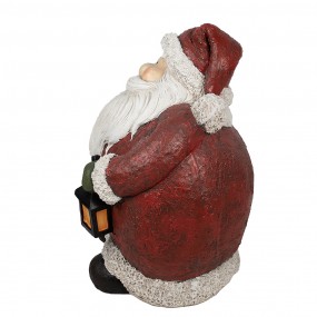 25PR0122 Figur Weihnachtsmann 70x60x83 cm Rot Polyresin Weihnachtsdekoration