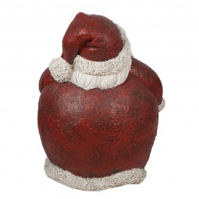 25PR0122 Statuetta Babbo Natale  70x60x83 cm Rosso Poliresina Decorazione di Natalizie