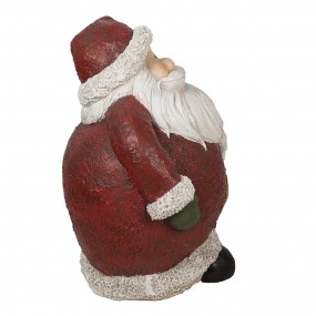 25PR0122 Figurine Père Noël 70x60x83 cm Rouge Polyrésine Décoration de Noël