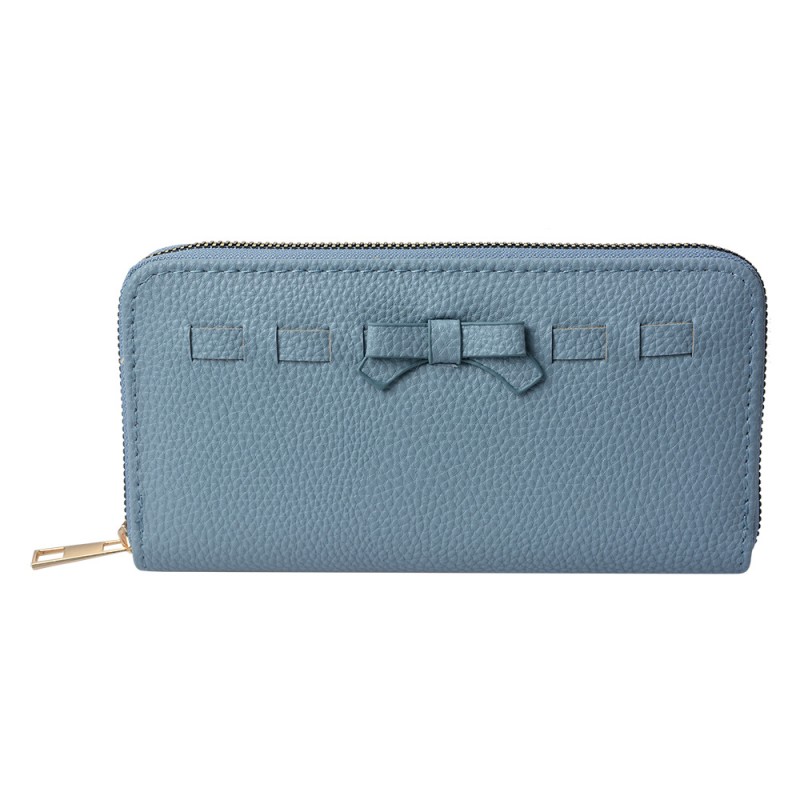 JZWA0165G Wallet 19x10 cm Blue Artificial Leather Rectangle