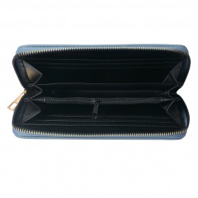 2JZWA0165G Wallet 19x10 cm Blue Artificial Leather Rectangle