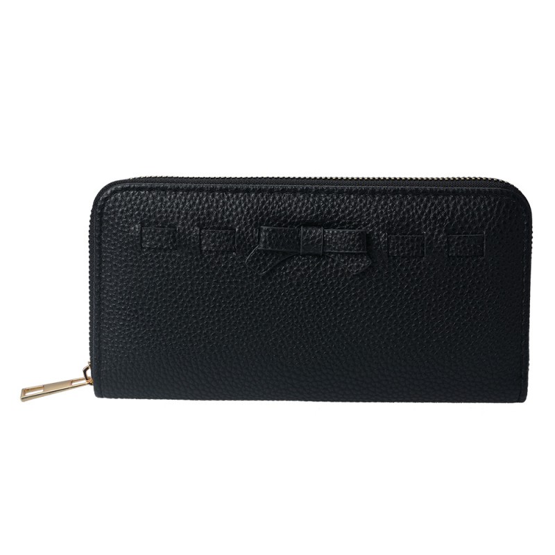 JZWA0165Z Wallet 19x10 cm Black Artificial Leather Rectangle