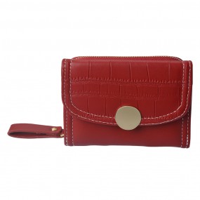 2JZWA0166R Wallet 11x9 cm Red Artificial Leather Rectangle