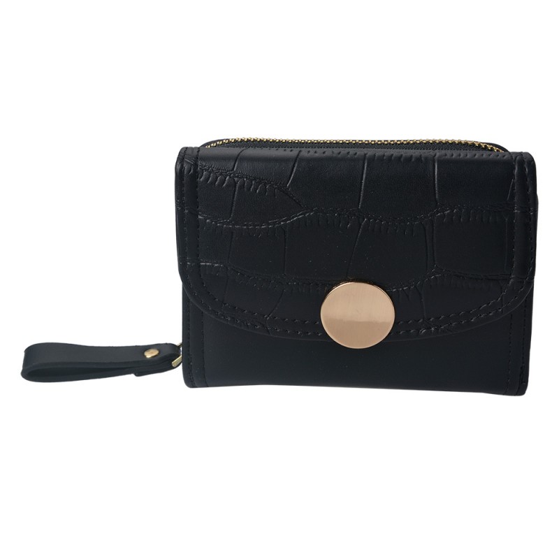 JZWA0166Z Wallet 11x9 cm Black Artificial Leather Rectangle