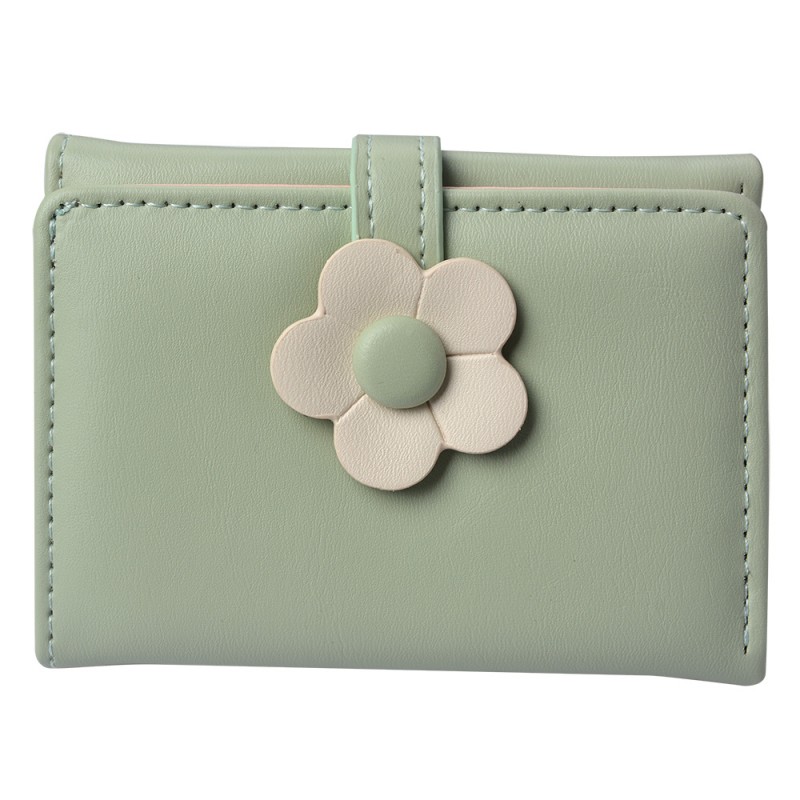 JZWA0167GR Wallet 10x8 cm Green Artificial Leather Rectangle