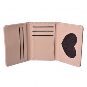 2JZWA0167P Wallet 10x8 cm Pink Artificial Leather Rectangle