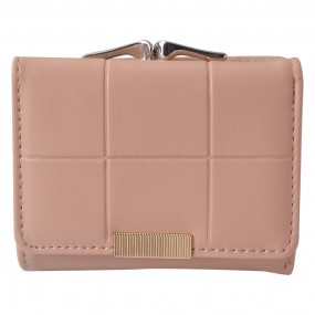 2JZWA0168P Wallet 10x8 cm Pink Artificial Leather Rectangle