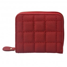 2JZWA0169R Wallet 11x10 cm Red Artificial Leather Rectangle
