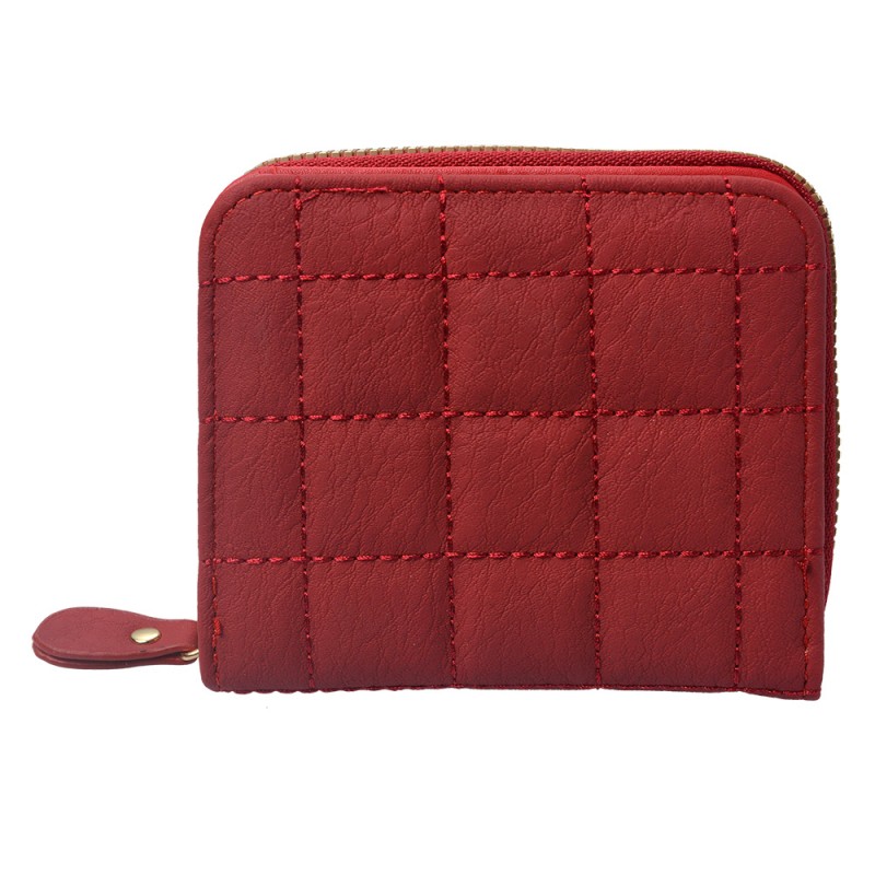 JZWA0169R Wallet 11x10 cm Red Artificial Leather Rectangle