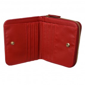 2JZWA0169R Brieftasche 11x10 cm Rot Kunstleder Rechteck