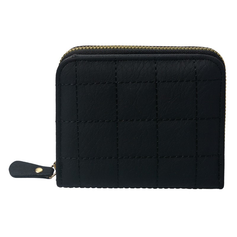JZWA0169Z Wallet 11x10 cm Black Artificial Leather Rectangle