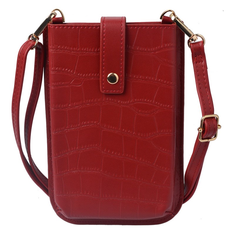 JZWA0170R Portefeuille 12x18 cm Rouge Cuir artificiel Rectangle