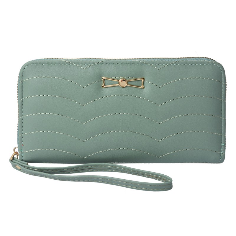 JZWA0171GR Wallet 19x10 cm Green Artificial Leather Rectangle