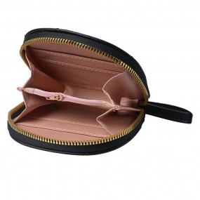 2JZWA0172Z Wallet 11x10 cm Black Artificial Leather Semicircle