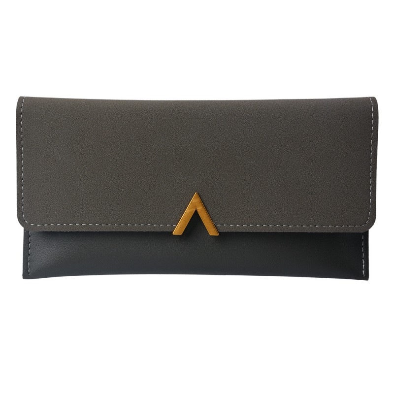JZWA0173G Wallet 19x10 cm Grey Artificial Leather Rectangle