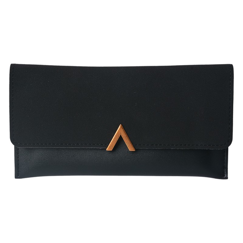 JZWA0173Z Wallet 19x10 cm Black Artificial Leather Rectangle