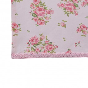 2SWR64 Table Runner 50x140 cm Pink Cotton Roses Rectangle