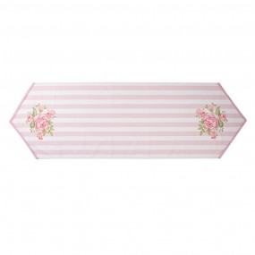 2SWR65 Table Runner 50x160 cm Pink Cotton Roses Rectangle