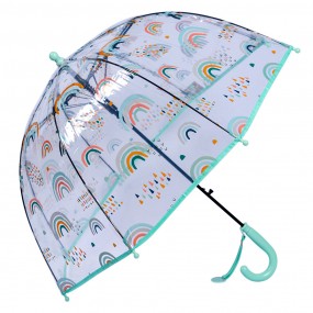 2JZCUM0012GR Children's umbrella Ø 65x65 cm Transparent Plastic Rainbow Kids' umbrella