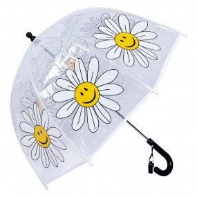 2JZCUM0015 Children's umbrella Ø 65x65 cm Transparent Plastic Flowers Kids' umbrella