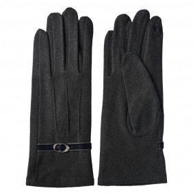 2JZGL0055 Winter Gloves 8x22 cm Grey Polyester