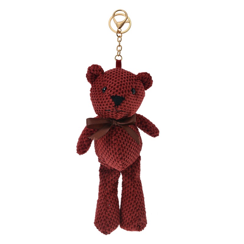 JZKC0075 Keychain Bear Red Synthetic