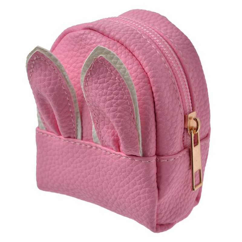 JZKC0102 Keychain small pouch Pink Synthetic