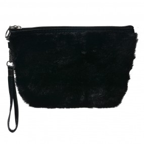 2JZTB0025Z Trousse de toilette pour femmes Coeur 23x13 cm Noir Synthétique Rectangle