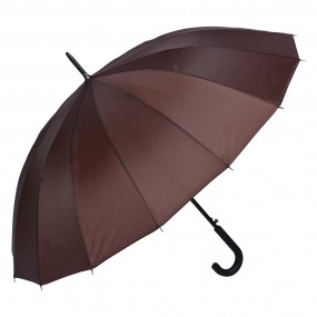 2JZUM0064CH Erwachsenen-Regenschirm 60 cm Braun Synthetisch