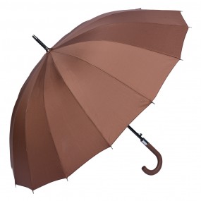 2JZUM0065CH Parapluie pour adultes 60 cm Marron Synthétique