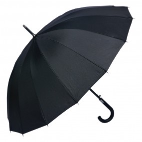 2JZUM0065Z Erwachsenen-Regenschirm 60 cm Schwarz Synthetisch