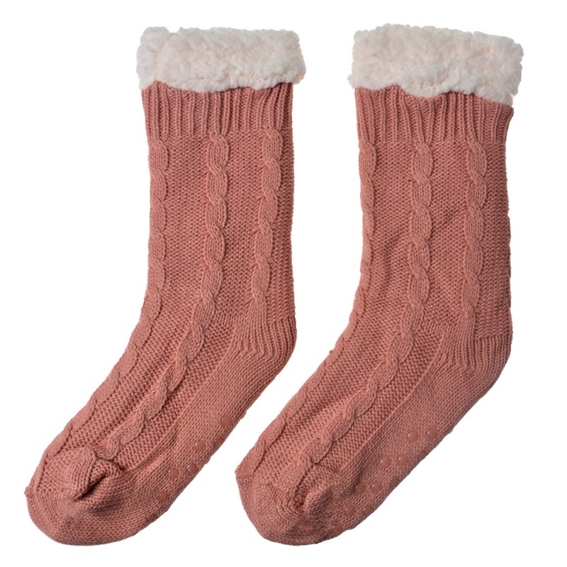 JZSK0022P Home Socks women one size Pink Synthetic