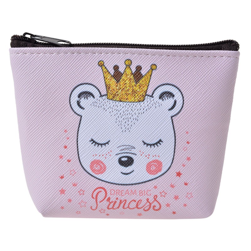 JZWA0153 Wallet 10x8 cm Pink Synthetic Bear