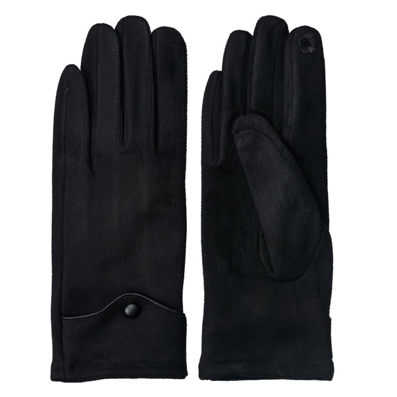 JZGL0060 Gants d'hiver 8x24 cm Noir Polyester