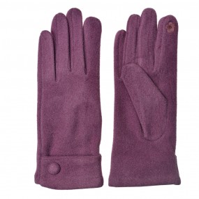 2JZGL0063P Winter Gloves 8x24 cm Pink Polyester